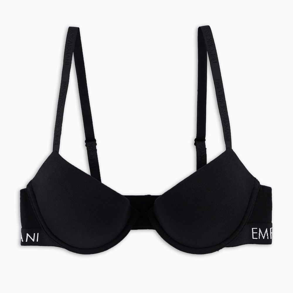 Emporio Armani Iconic Logo Push-Up Bra